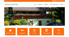 Desktop Screenshot of pensionrafael.cz